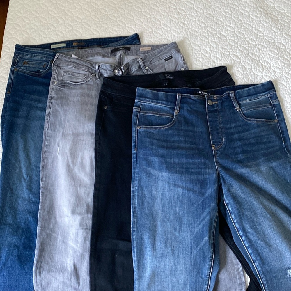 EUC Bundle of 4 skinny jeans in size 31/12.  Most are from Stitch Fix